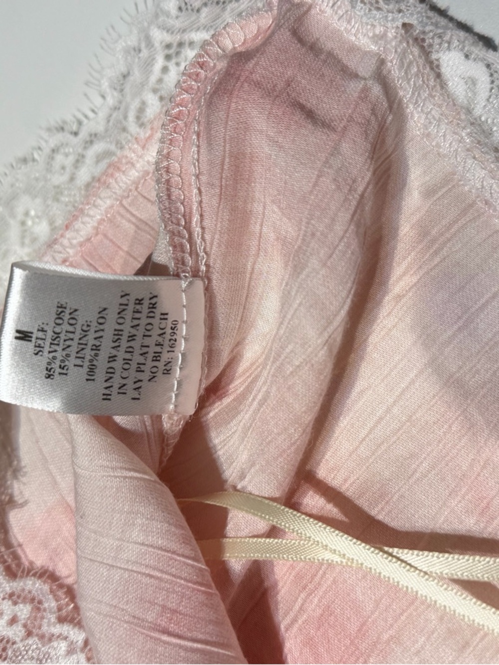 Pretty garbage Pink Tie-Dye Lace Crop Top - Picture 7 of 7